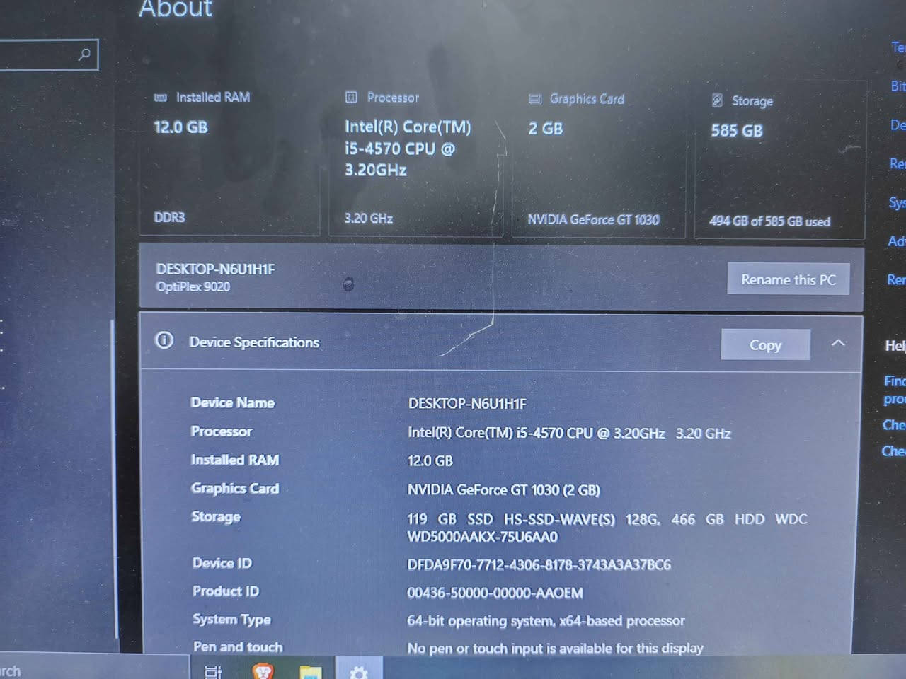 المواصفات واضحات بالصورة،
بس التخزين بي SSD 128
و HDD 512

كرت الشاشة GT 1030
معالج Core i5 4th gen
الرامات 12gb ddr3

وياه تلفاز وواير HDMI، وماوس وكيبورد وقطعة وايفاي كل هذه الملحقات تجي وياه بس بدون شاشة عمارة, ميسان


**إذا كنت صاحب هذا الإعلان وتريد حذفه لأي سبب، رجاءا أرسل رسالة إلى الدعم الفني**