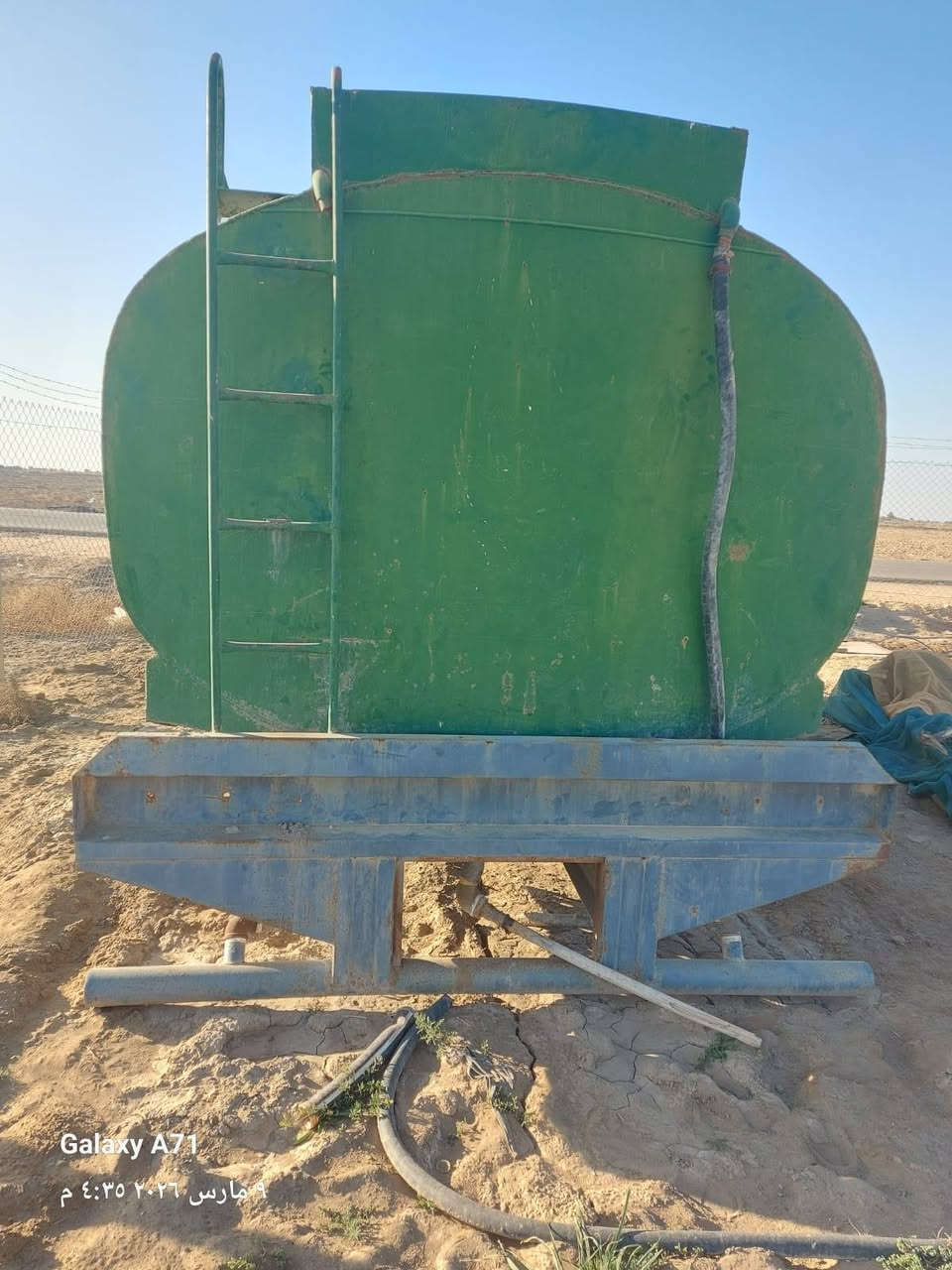 للبيع تانكي سعه ١٤ الف مكانه كربلاء لتفاصيل على هذا الرقم *********** سعره ١٧ ورقه
