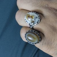 عقيق يماني قديم صياغه يدويه حلوه كلش +عقيق بقري جزع قديم صياغه يدويه ا...