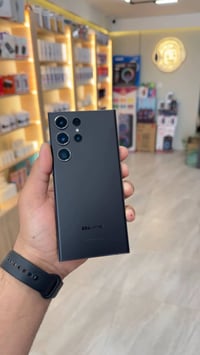 Samsung S23 Ultra 🩶 جهاز كلش نظيف مع الكارتون الذاكرة 256GB 🥰 الرام 12...