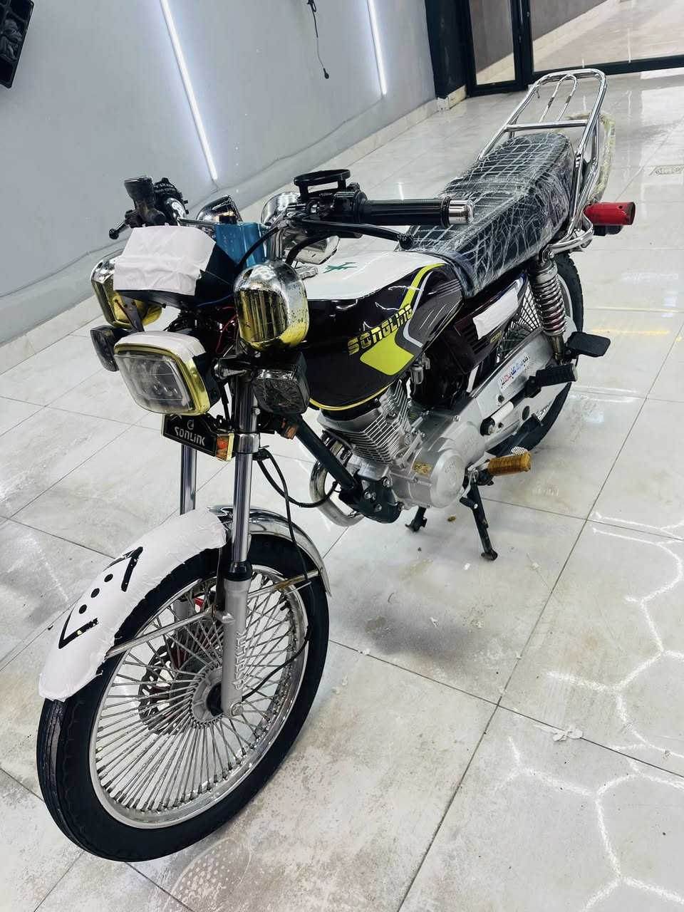 سلام عليكم دراجه تايكر موديل (2024) دراجه خير من الله شرط مكينه ماا مفتوحه اوراق كامله شراي اتصل ***********..
