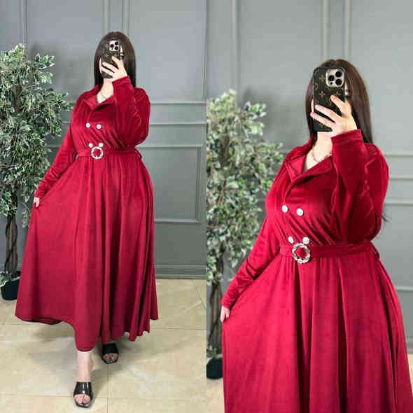 بسم الله الرحمن الرحيم 

اللهم صل وسلم على نبينا محمد وآل محمد 

فستان نسائي كلوش

خامة مخمل جلد الارنب ممتازة شرط الفحص 
M. L. XL. 2XL

للحجز والاستفسار راسلونا واتساب توصيل لجميع المحافظات *********** كركوك
