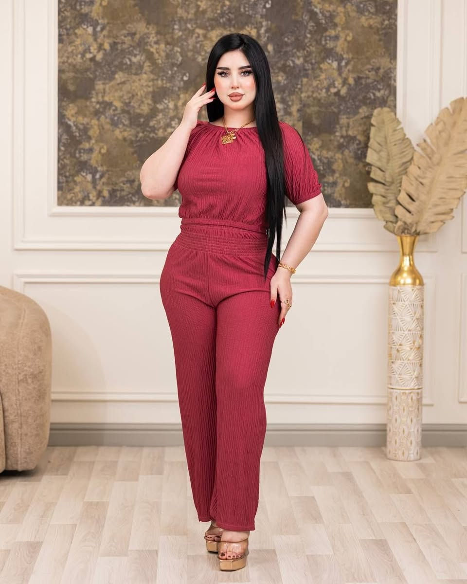 سوت نسائي 
الخامه_اكريشه_درجة_اولى 
قياسات L. XL. 2XL.3XL.
السعر خاص 
توصيل الجميع المحافظات


**إذا كنت صاحب هذا الإعلان وتريد حذفه لأي سبب، رجاءا أرسل رسالة إلى الدعم الفني**