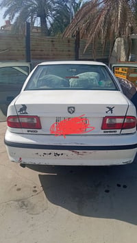 )من رخصت العنده من)سمند موديل 13امبدل بجم كامل اثرضربه بس ما واصله الغ...