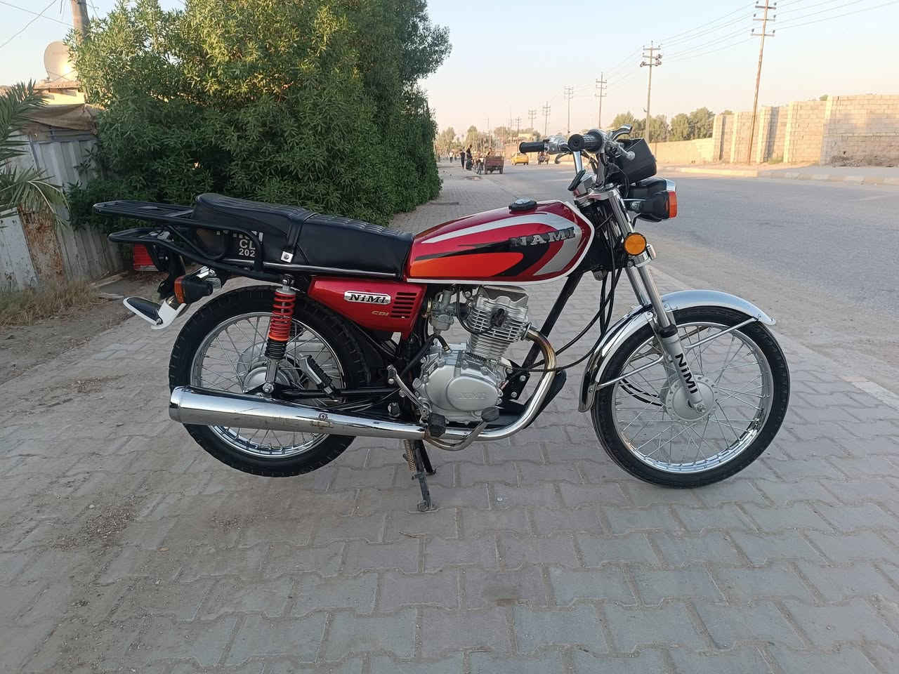 سلام عليكم دراجة نامة موديل25محرك شلامجة صالنصة شلامجة السعر 675بيها مجال مكانهة بابل جبلة رقم الهاتف***********
