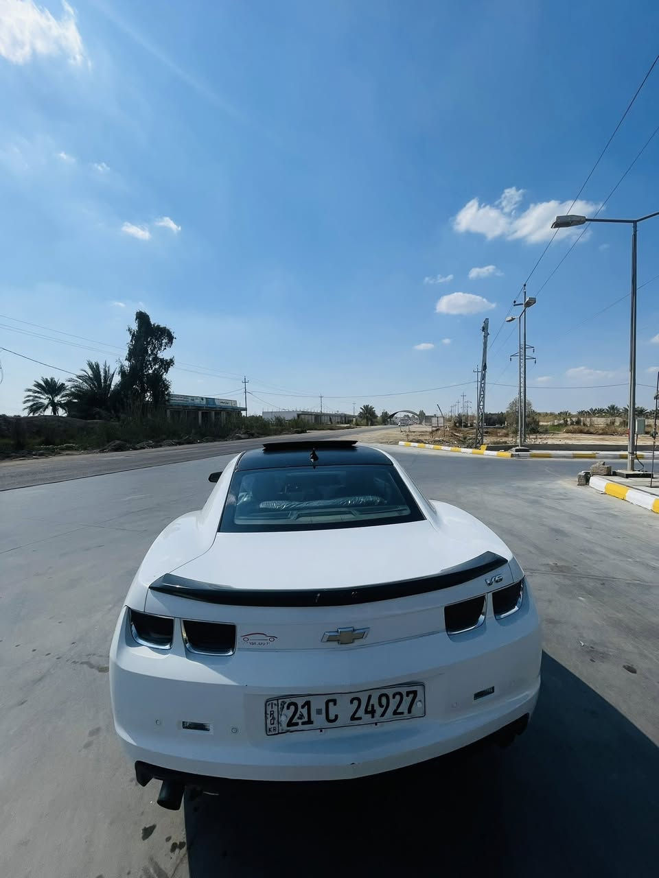 كمارو RS
6 سلندر 
رقم سليمانية جديد تريد تحويل او ،وكالة 
صبغ عام الجمالية 
حادثها من امريكا بنيد 
كير مكينه كفاله 
فول مواصفات للأخير 
فتحه شفتات ستيرن 
جلد كشنات كهرباء 
لايت زنون 
بنيد وقماره مغلف كاربون فايبر 
ويل 20 تو سايز 
تايرات خلفي 315 امامي 275 
وسعرها مناسب 79 وبيها مجال وماكو هيج سعر عل نضافتها  
مكاني الصويره 
***********واتساب متواجد
