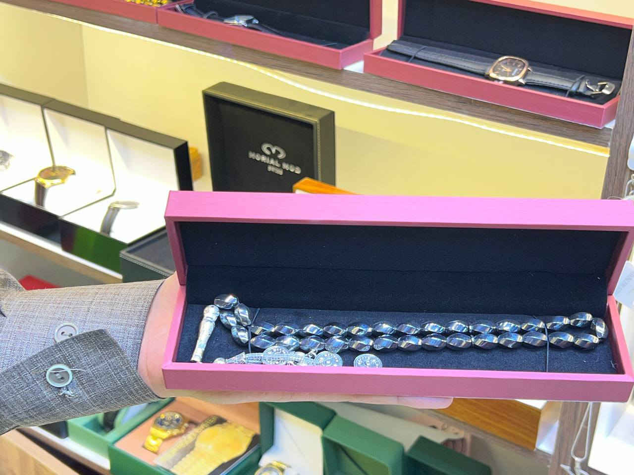 #عروض_رمضان🌙

#Azozلاكسسوارات_الرجالية_والنسائية
توفرت السبحة الحجر الصيني الثقيل
طلائها ثابت
كركوشتها من السلتيل الفضي
الخيط قوي مقاوم للقطع
توفرت بعدت الوان جميلة
تاتيك بعلبة فخمة  من العظم عاج 
الانستا 2a_aiz

الواتساب ***********
#الموقع 
#القاسم_شارع_ام_عياش_مجاور_كوزمتك_ياسر
زورونا وتجدون كل الهدايا النسائية والرجالية 

#يتوفر 👈👈توصيل مجاني داخل القاسم
                                 #انت عليك بس ادخل واختار
@إشارة
