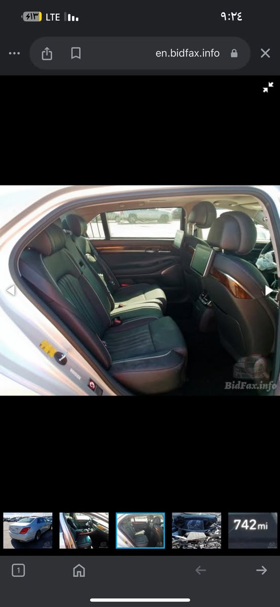 السلام عليكم
جينسس G90 2019 ماشية 81.000 ميل رقم بغداد بأسمي تحويل مباشر فول مواصفات

***********
