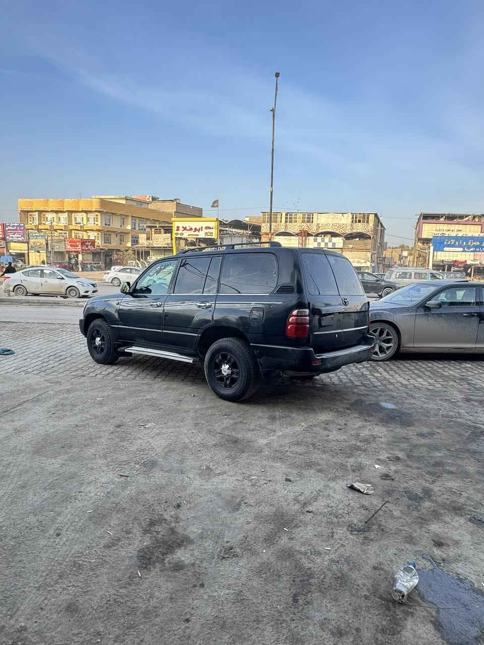 ام عليكم للبيع لاندكروزًمديل ٢٠٠٤ مكفوله من الحادث والتبديل محرك بلادي ٦ سلندر كير أوتوماتيك مصبوغه سوده اصل ابيض كتاب مزاد وكاله ام الباركود مكاني بابل لاستفسار *********** السعر ٧٥
