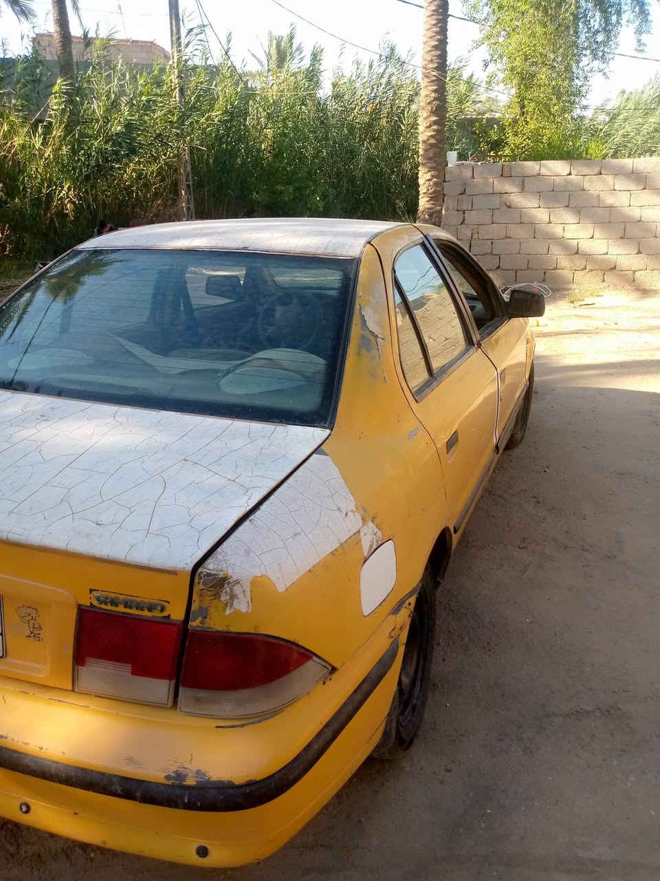 السلام عليكم سمند موديل 10عنوان كربلاء الحسينية سعر 12وبيهه مجال مصفره غرامات والهياه مادري ***********
