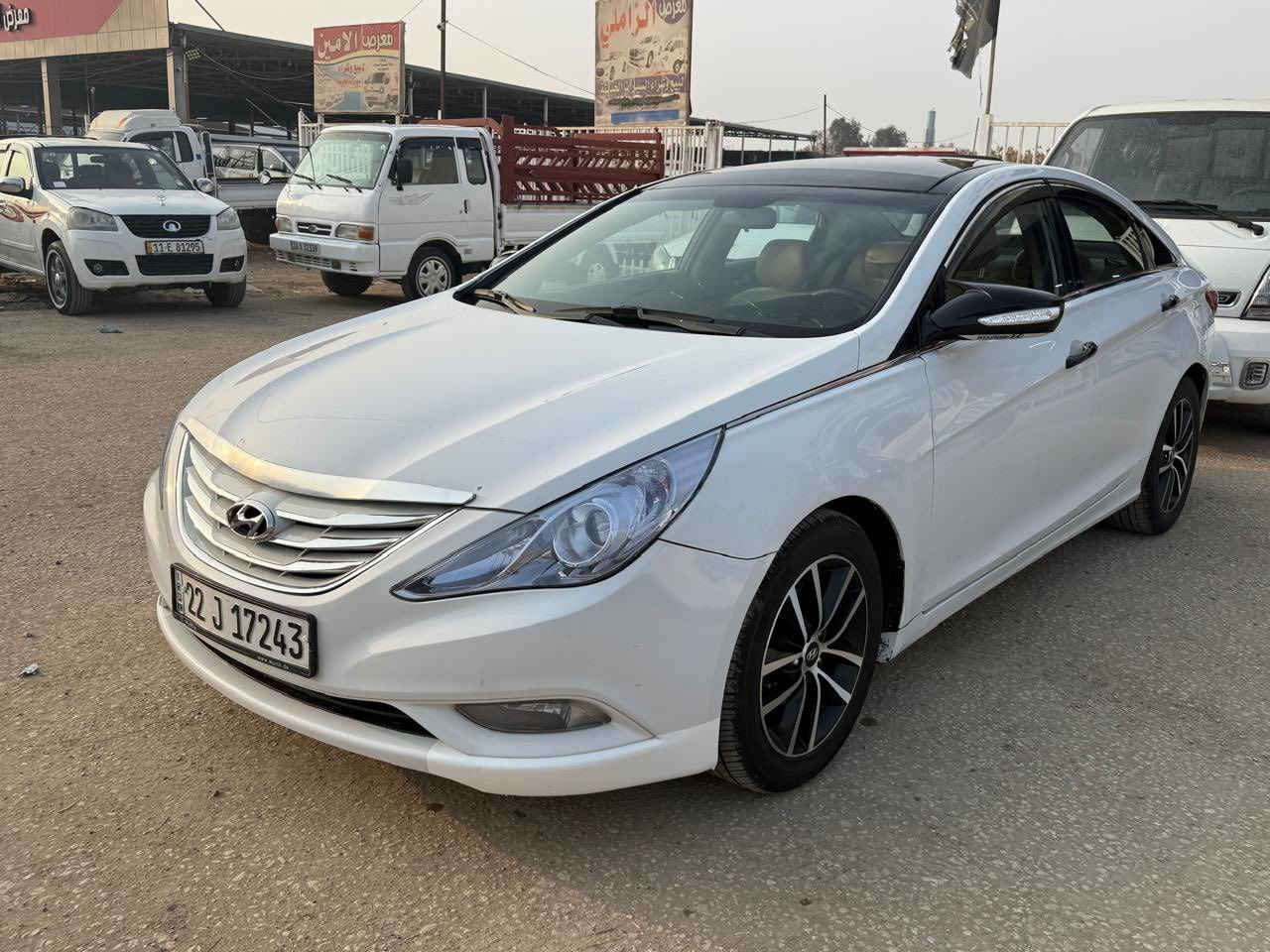 سوناتا 2011خليجي جديده
رقم اربيل دولي وكاله او تحويل مباشر 
بيه باب الصدر كلير فقط 
مكينه جديده قبق الفوك مفتوح بس 
سقف بنراما
مري شفط 
كشنات جلد 
لون ابيض مو صدفي 
تخم تاير جديد 
تدفى وتبريد 
جاهزه من حداديه وادامه كامله 
السعر 125وبيه مجال قليل 
مكانه بابل الهاشميه ***********
