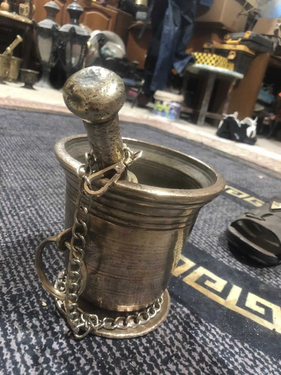 تحفة بغدادية قديمة جداً ارتفاع 16 سم وزن 6 كيلو السعر على الخاص


**إذا كنت صاحب هذا الإعلان وتريد حذفه لأي سبب، رجاءا أرسل رسالة إلى الدعم الفني**