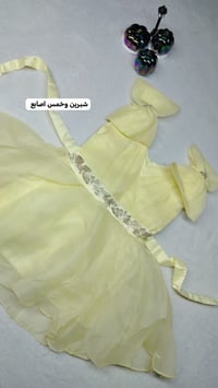 فستان ليموني • لبنوتات • فساتين بنات