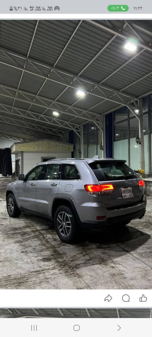 جيب كراند شيروكي لمتد
2019
234km
240$
بدون ضرر مكفولة 
بغداد المحموديه 
***********
السيارة خليجي/فول مواصفات ماعده الجكات/بانوراما/دفع رباعي/

