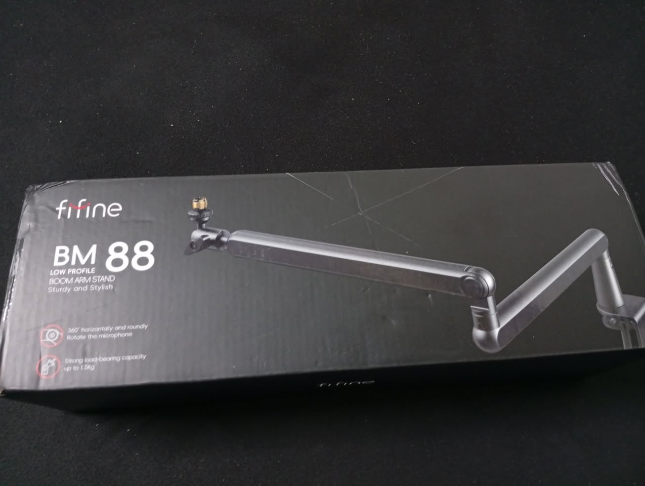 FIFINE BM88 Low Profile Microphone Boom Arm Stand 
نقص هاي قطعة صغيرة⚠️
٢٥ الف جديد


**إذا كنت صاحب هذا الإعلان وتريد حذفه لأي سبب، رجاءا أرسل رسالة إلى الدعم الفني**