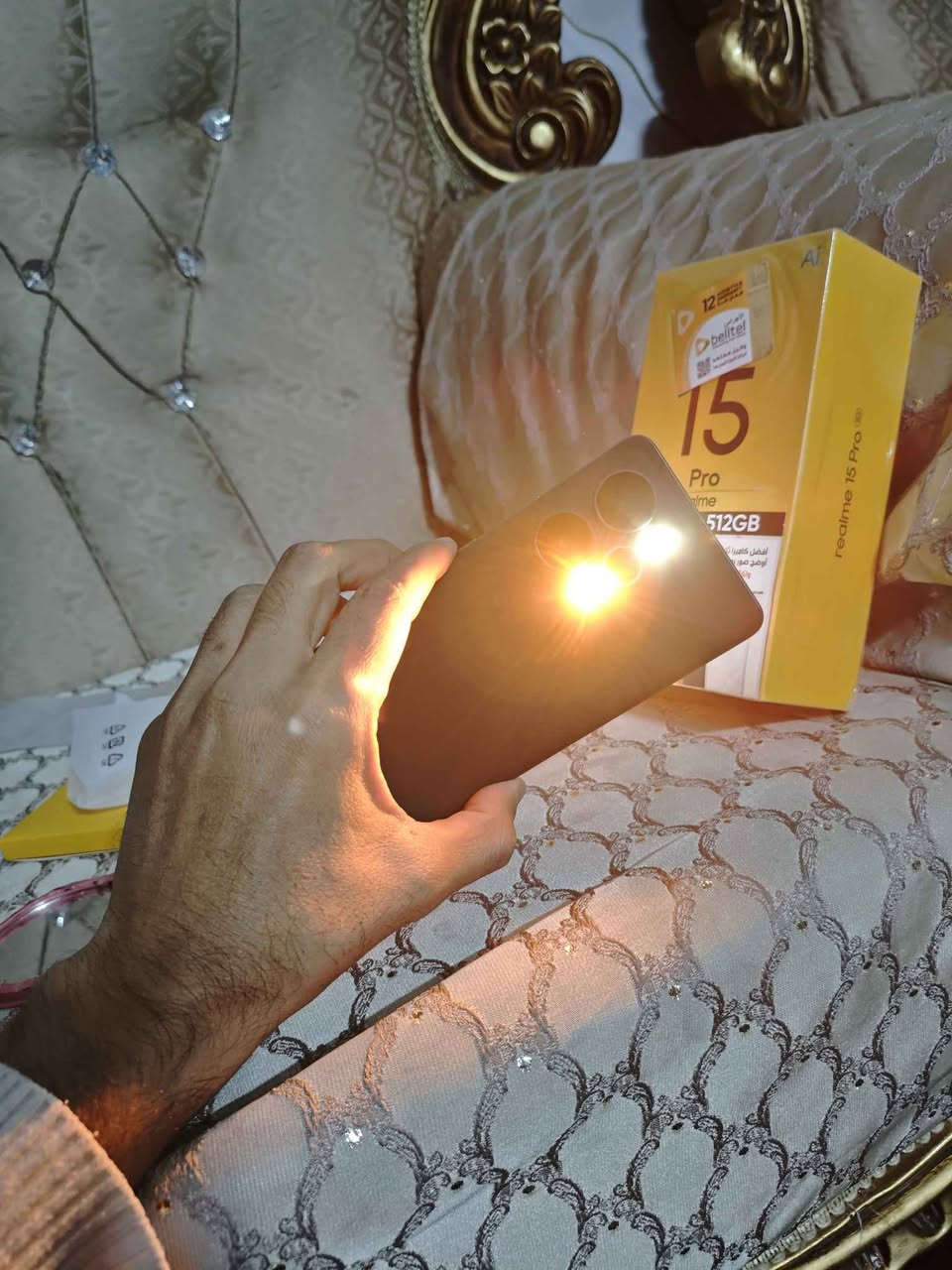 السلام عليكم 

ريلمي 15 برو 5G

ذاكره 512
عشوائيه 12

معالج سناب دراكون 7 جين 4

بطاريه 7000 مللي أمبير سرعه شحن 80 واط

الكامره 50+50

الشاشه إوليد 144 هيرتز بحجم 6.8

للبيع او مراوس السعر 500

عنوان بغداد حسينيه رقم *********** الفارس, صلاح الدين
