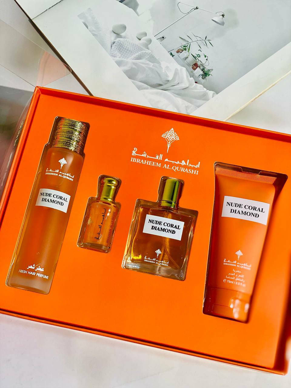 ✨ عالم من الفخامة والتميز ينتظرك مع مجموعات "إبراهيم القرشي" الحصرية! ✨

لأن عطرِك هو هويتك، جمعنا لكِ التميز والنعومة في بوكسات متكاملة تعتني بجمالك من الشعر وحتى الجسم.

🧡 Nude Coral Diamond: لإطلالة مفعمة بالحيوية والجاذبية.
💖 Purple Heart Diamond: لعشاق الفخامة والغموض الساحر.
❤️ Raspberry Musk: انتعاش الفواكه بلمسة مسكية دافئة.
💙 Powder Musk: النظافة والنعومة المطلقة برائحة البودرة الكلاسيك

🎁 كل مجموعة تحتوي على (عطر، عطر شعر، تولة مسك/زيت عطري، ومخمرية للجسم والشعر) لتمنحك ثباتاً يدوم طوال اليوم

🛍️ دللي نفسك أو أهدي من تحبين فخامة تليق بهم


**إذا كنت صاحب هذا الإعلان وتريد حذفه لأي سبب، رجاءا أرسل رسالة إلى الدعم الفني**