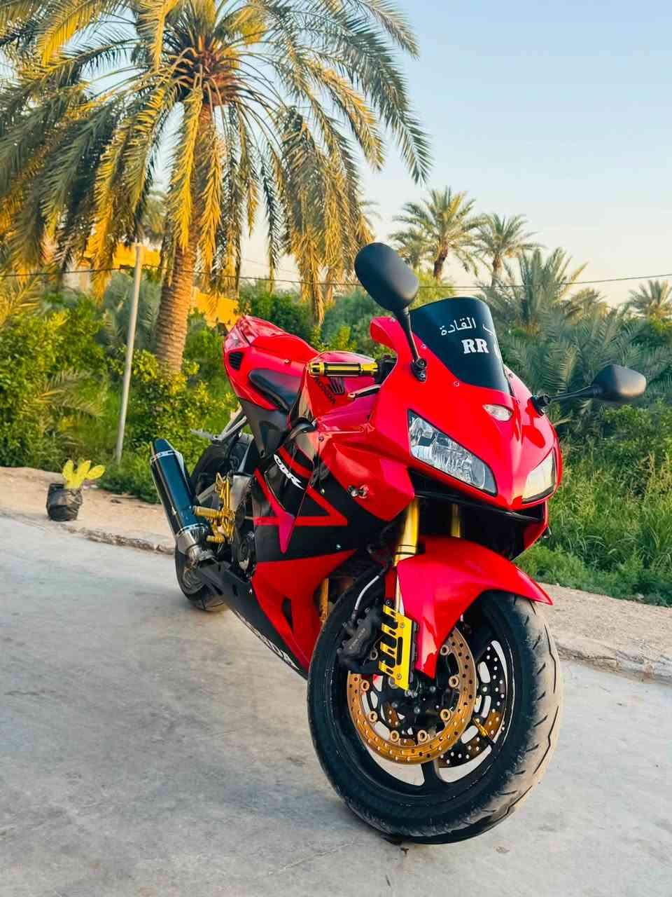 سلامً عليكم
دراجه RR600كفاله عامه 
للبيع السعر 30وبيها مجال قليل لشراي
وهاذا رقمي للستفسار ***********
