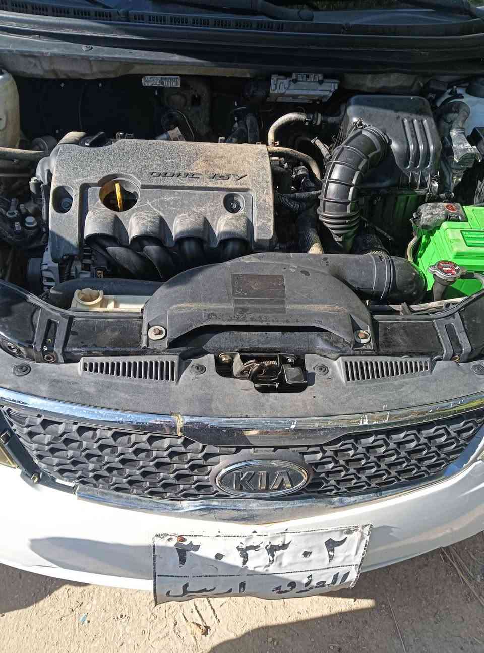 سيراتو موديل 2013الون أبيض بيه بنيد امبدل فقط الشباك نفسه الچاملغ خلف السائق به ضربة العنوان نجف مناذره 95اوبه مجال رقم الهاتف ***********
