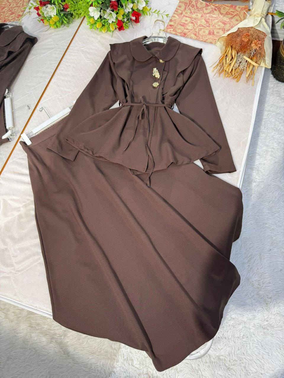 طقم قطعتين ستره مع تنوره💟
خامة دابل  ايطالي كوالتي جدا عالي 
قياس   38 40 42 44 46 48


**إذا كنت صاحب هذا الإعلان وتريد حذفه لأي سبب، رجاءا أرسل رسالة إلى الدعم الفني**