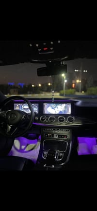 مارسدس   2018 E300 كلين تايتل فتحه  داخل احمر  بصمه  بصمه ابواب  حساس ...