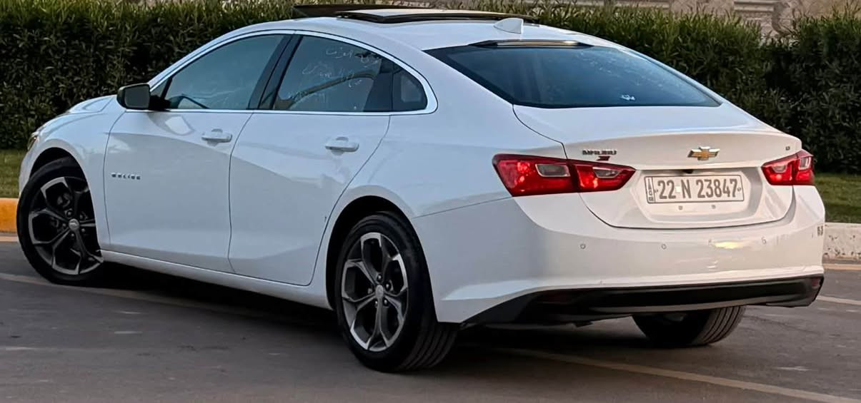 السلام عليكم اخوان
للبيع ماليبو ( 2024 ) LT 2 

مكينة 1.5L توربو 
ماشية 30 فقط 

المواصفات : 1/1 
-بانوراما 
-رادار امامي وتوقف ذاتي 
-حساسات خلفية 
-تحديد المسار 
-بصمة 
تشغيل عن بعد 
-ويل كب كروم حجم 18 و
-هيترات الكشنات
 وكرسي كهرباء 
-تحكمات ستيرن + مثبت سرعة 
-مانع انزلاق 
-اوتو ستوب
-شاشة + بلوتوث + واي فاي وكار بلي 
-كامرة خلفية 
-مدخل usb + aux + type c
-تبريد قطعتين 
-هاند بريك بصمة 
السياره بيه( قطعه ونص صبغ )فقط
مكاني بغداد الكرخ
السعر ::123
للاستفسار (***********)
