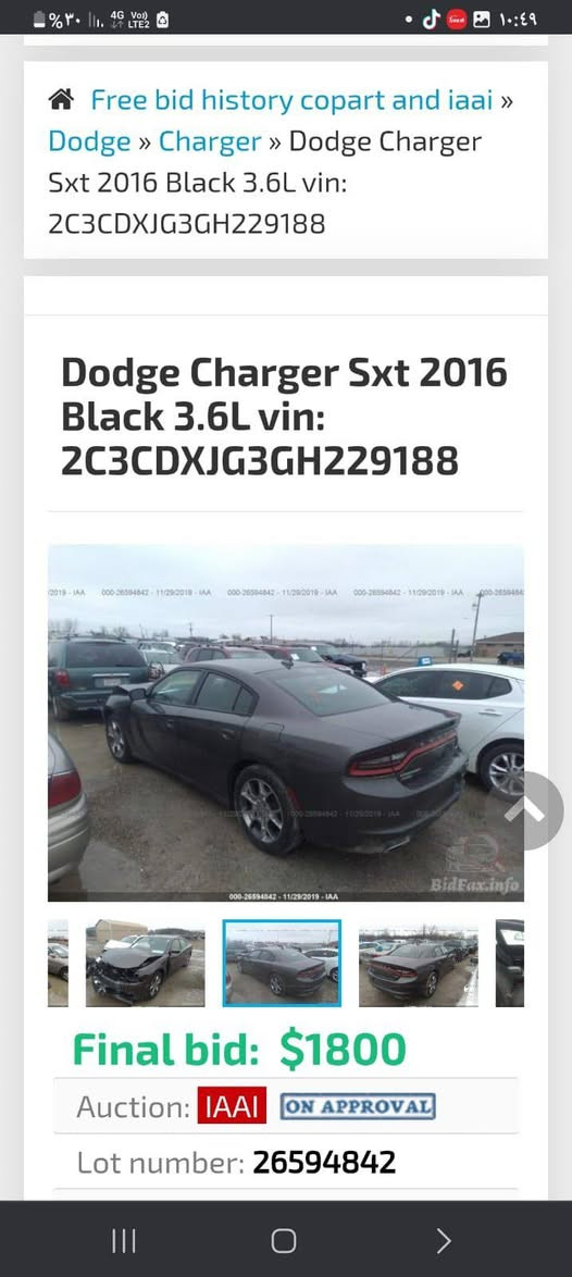 جارجر فيلي 2016 اصل بسمي ارقام النكليزي جاهزه بلمرور بس للستلام فقط
حادثه بجم ٣ قطع بمريكا وما متعوره الغود ولاشواصي ونضربت عندي بجاملغ الخلف السايق يرجع بي دي ار
ماشيه ١٥٠ مكينه وكير صلوات يخبلن مكينه ٦ اسلندر
السعر 155 وبيها مجال

***********
