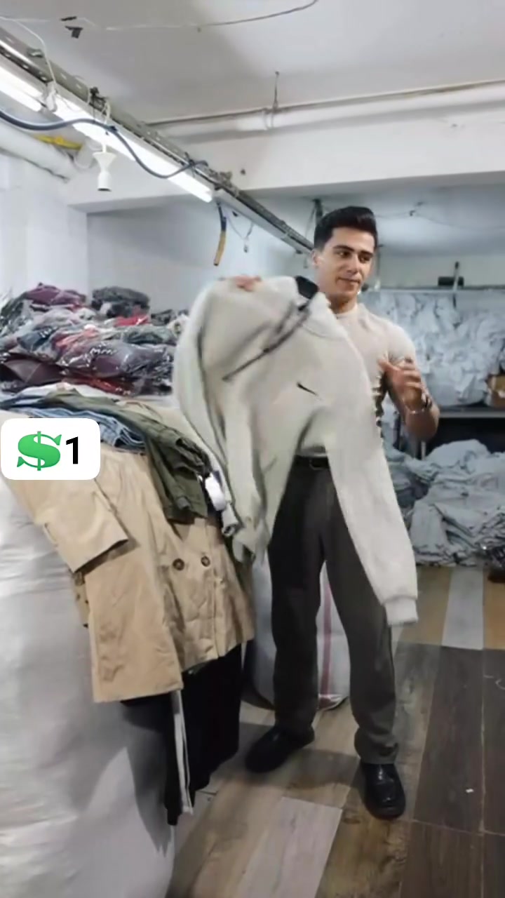 💎شروة مخزن 120.000 قطعة 
💎السعر : 1$$
💎مشكل فساتين اطقم رسمي جواكيت تريكو جميع الأصناف 
💎تغليف كل قطعة بكيس امبلاج كامل
💎المكان : تركيا _ اسطنبول


**إذا كنت صاحب هذا الإعلان وتريد حذفه لأي سبب، رجاءا أرسل رسالة إلى الدعم الفني**