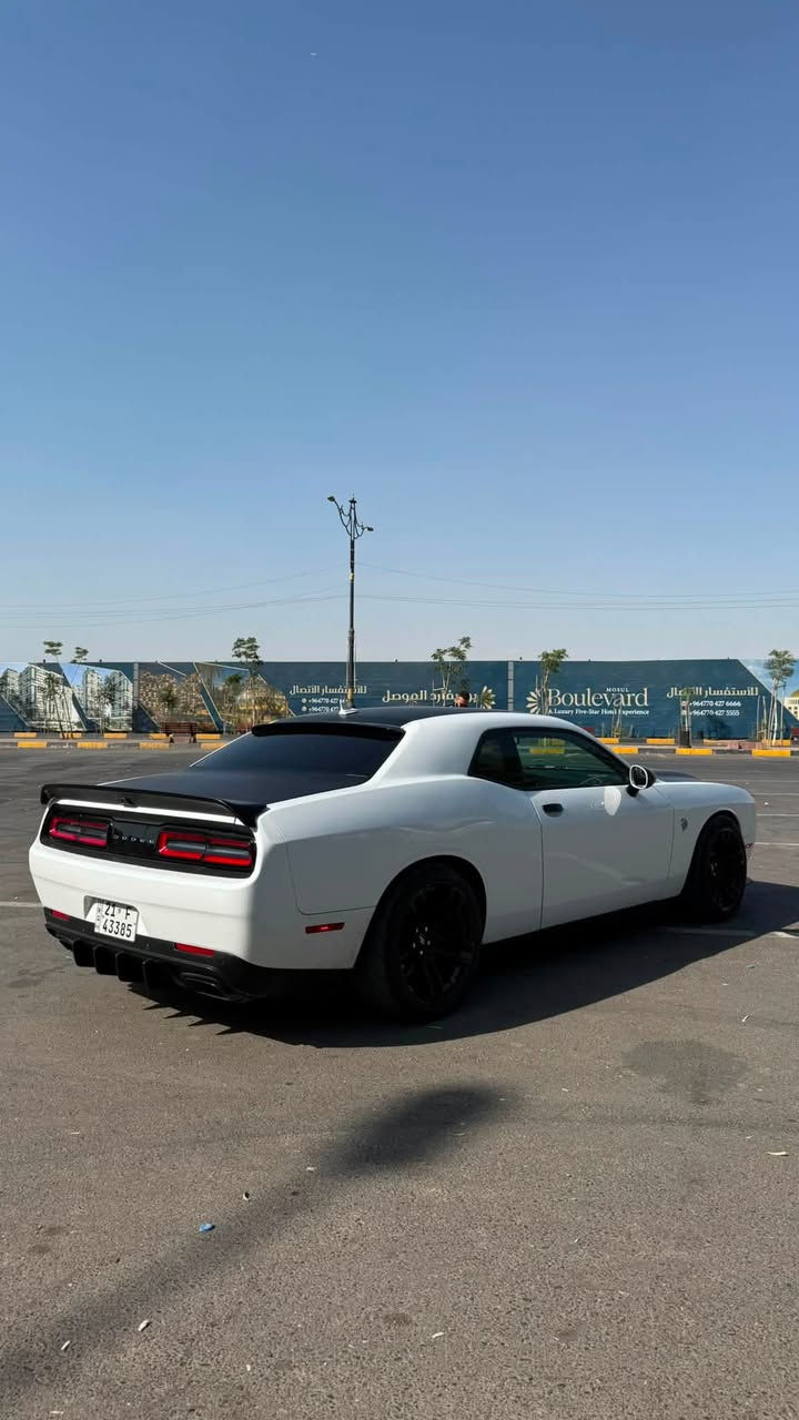 دودج جالنجر هيلكات جيلبريك (Jailbreak)
717HP

من أنظف وأجمل سيارات العراق، وسيارة استخدام شخصي وعلى إيدي من أول ما وصلت.

مواصفات السيارة:

* ماشية فقط 9,000 Mile.
* داخلة العراق Clean Title.
* صبغ أمريكي فقط:
    * جاملغ خلفي.
    * باب.
* الإيرباك بشرط.
* بجم كبس .   
الحوض كبس.
* بدون أي برغي نقص.
* السيارة بالكامل وضع وكالة:
    * المكينة وكالة.
    * السوبر وكالة.
    * الحجرات وكالة.
    * وكل أجزاء السيارة أصلية وما بيها أي لعب أو تعديل.

السيارة مداريها من كلشي، ونظافتها تبيض الوجه، واللي يعرف سيارات الهيلكات راح يميزها من أول نظرة.

السعر: 36,500 دولار (ورقة فقط).

والله العظيم خواتها بالسوق توصل إلى 5 شدات وما يوصلن لهالنظافة.

سبب البيع: فاتح مشروع جديد، والرزق أهم.
الله يرزقني ويرزق الجميع، وبالعافية على اللي تكون من نصيبه.

للتواصل:
📞 ***********

