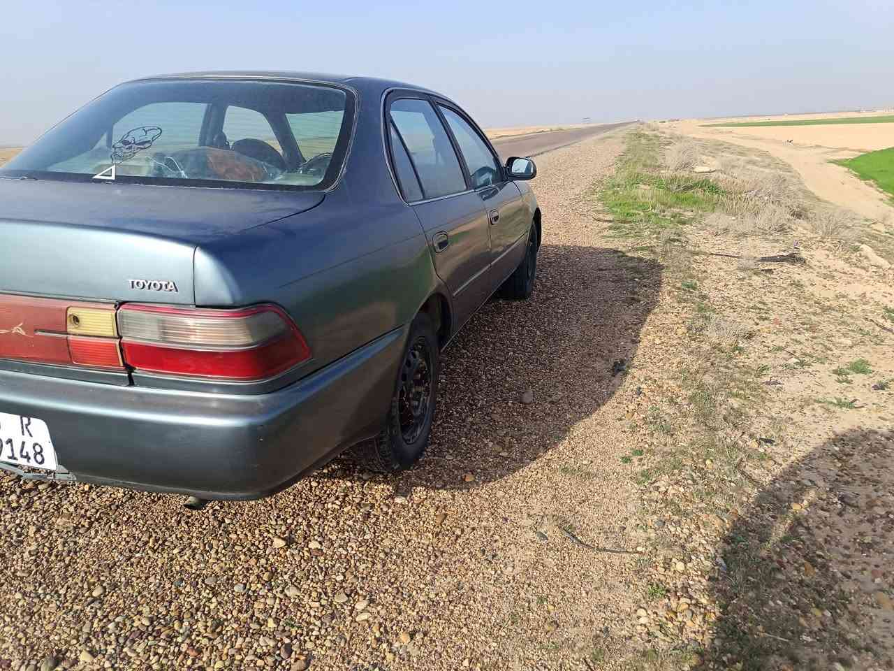 سلام عليكم للبيع كورلا موديل ٩٣ سياره جاهزه محرك كير صدر تخم رقم دولي تحويل مباشر سنويه لل ٣١ هزه جديده مصبوغه للجماليه بيه جاملغ خلفي بس كله جاهزه سعر ٤٣ وبيه مجال *********** مكاني بلد
