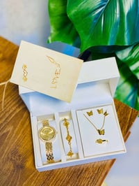 طقم ذهبي • ساعة سوار • محبس