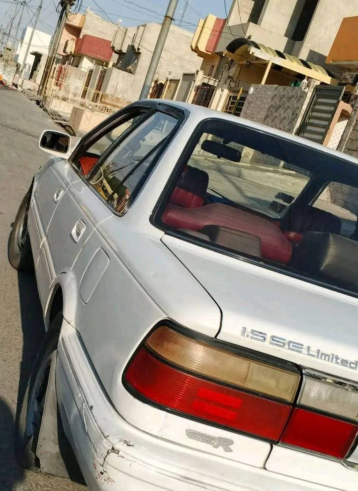 كورلا للبيع موديل 91شرط لا صبغ ولا ضرر محرك كير شرط تبريد ثلج طخم تاير جديد ويرمنيه كلها شغاله كابون بنزين ورقي صياره اني شرعي ***********
