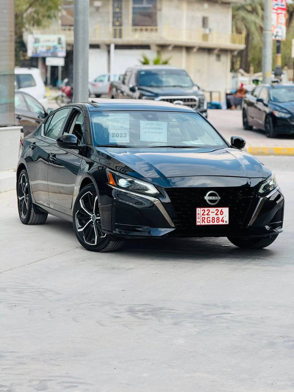 سلام عليكم 
- نيسان التيما 2025 فئة SR بلاص فول 
-رقم كاتي جديد 3 اشهر لترقيم
- زيرو ماشي 4 الف فقط
‏          1N4BL4CV6SN320949

-  بدون صبغ بنيد و صندوق مبدل بلادي بدون دواخل و بدون ايرباك و سونار و صور امريكا مرفق بالمنشور 

- مواصفاتهه شاشة جبيره ، سلايد ، تبريد شاشه ، شفتات ستيرن ، كامره ، تشغيل عن بعد ، 4 رادادات ، نقط عمياء ، توقف امامي خلفي تلقائي …….

- حجر بيئة رادارات حتى كتلوكات شركه وياهه كامله مناقصهه برغي

- السعر  170 ورقة
- عنوان السيارة ديالى : خانقين
 ***********
*********** خناقين, ديالى
