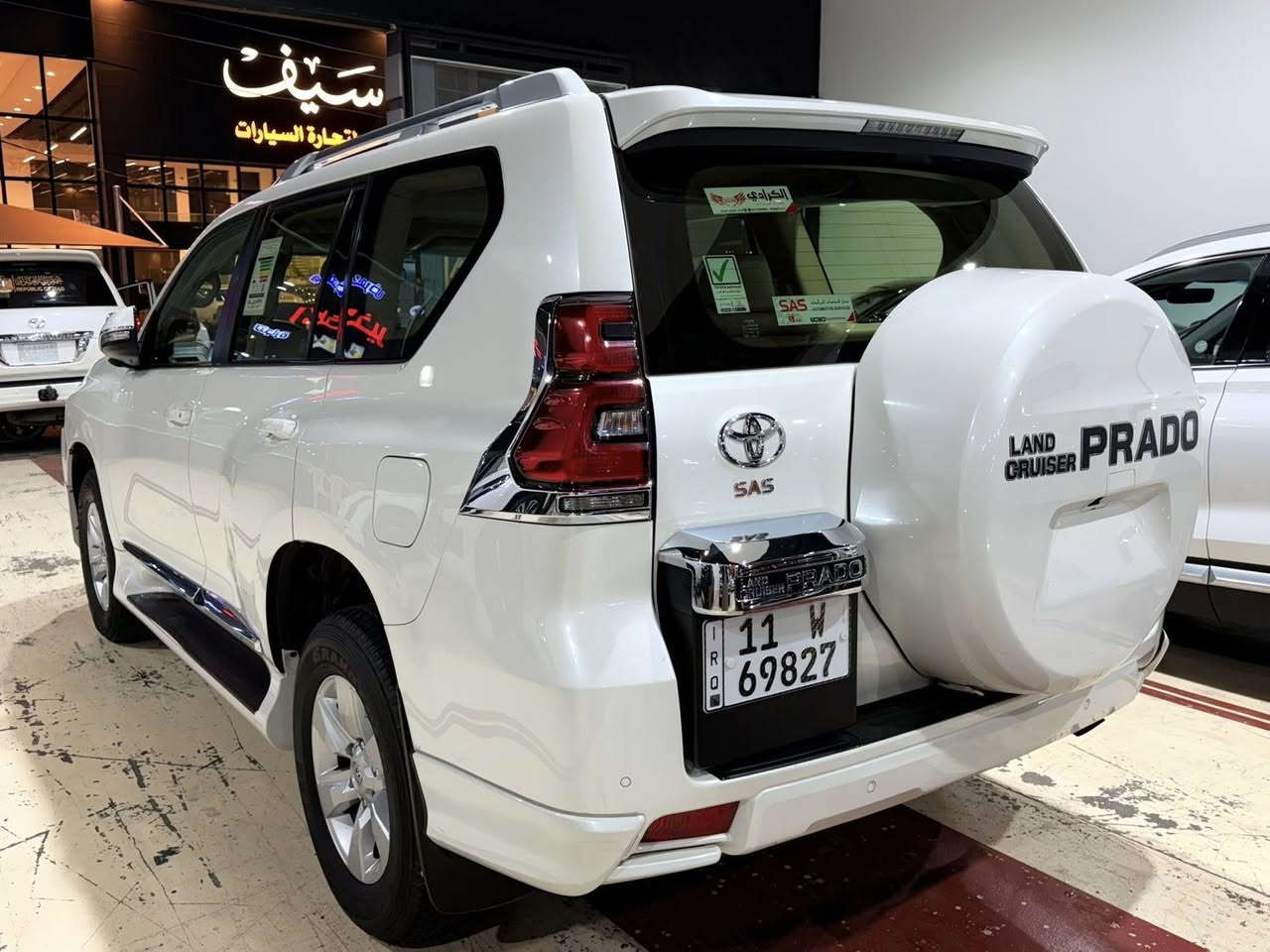 السلام عليكم ورحمة الله وبركاته
للبيع تيوتا برادو SAS

2019📌📌
TXS 📌📌
📌📌رقم بغداد انكليزي 
📌📌داخل بيجي 
📌📌كشنات كهرباء 
📌📌شاشه جبيره 
📌📌بصمه 

**ملاحضى السيارة كفاله عامه عده 6رصاعات زغار 2بل بنيد و4بلقماره 
العنوان معرض النهضى شركة الكرادي 
الهاتف:***********
السعر 43مع المجال والتقدير
