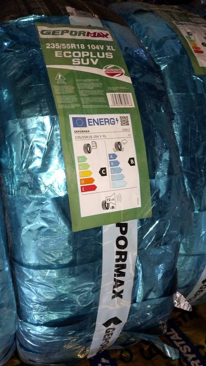 🛞 إطارات GEPORMAX الأصلية - موديل ECOPLUS SUV 🛞
القوة والأمان لسيارات الدفع الرباعي والعائلية 💪

⚡ المواصفات التقنية:
▪️ القياس: 235/55R18
▪️ مؤشر الحمل والسرعة: 104V XL (تحمل عالي وهيكل مقوى)
▪️ الموديل: ECOPLUS SUV
▪️ كفاءة الطاقة: تصنيف ممتاز للتماسك على الطرق المبللة (B).

✅ تصميم ECOPLUS المخصص لسيارات SUV لضمان ثبات فائق وتوازن مثالي.
✅ تقنية XL (Extra Load) التي تعني قدرة أكبر على تحمل الأوزان والضغط.
✅ هدوء تام أثناء القيادة مع مستوى ضجيج منخفض (72dB).
✅ جودة عالمية معتمدة توفر لك عمراً افتراضياً طويلاً وأداءً مستقراً.

💰 السعر: 145,000 دينار فقط (للزوج الواحد) 🔥

📍 متوفر الآن لدى محل بشائر الخير
🔧 إطارات | 🔋 بطاريات | ⚙️ خدمات بنچرچي

📞 للاستفسار:
***********
📌 تلعفر – قرب دائرة الزراعة
