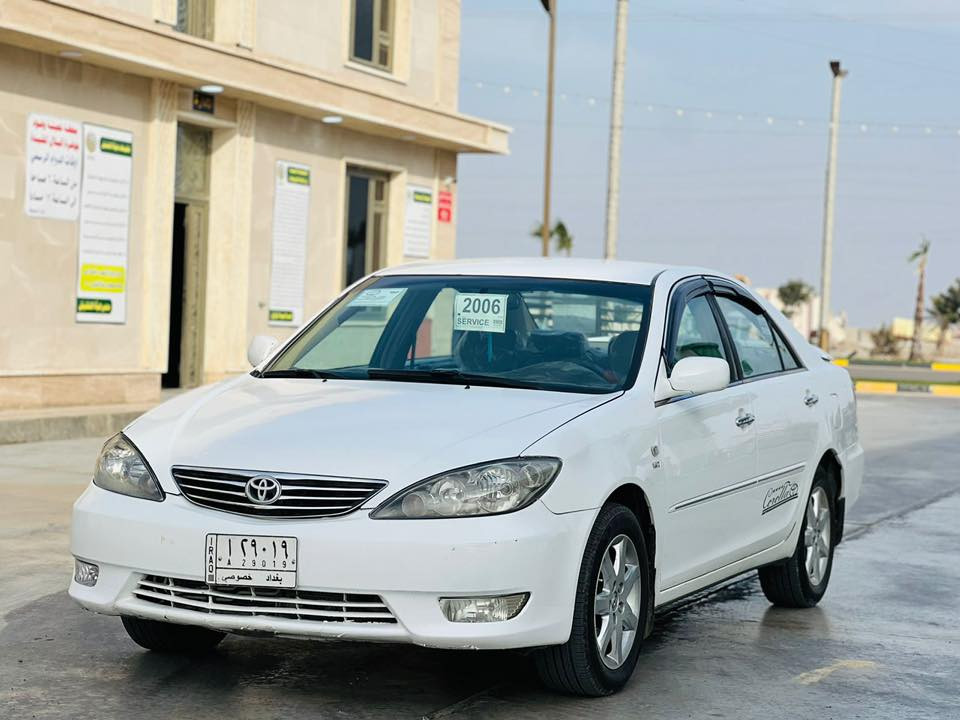 السلام عليكم.   للبيع كامري.   موديل 2006
رقم بغداد.   مشروع وطني.     تحويل مباشر 

خليجي.    محرك.  2400.    كير.   محرك
صدر.  تبريد.    جاهزه من كلشي.   شرط الفحص

صبغ بنيد.      وشويه بدوسات 

مكاني. الأنبار.  الفلوجه.   الكرمه
السعر.   105. $ وبي مجال 

رقم هاتف.    ***********
