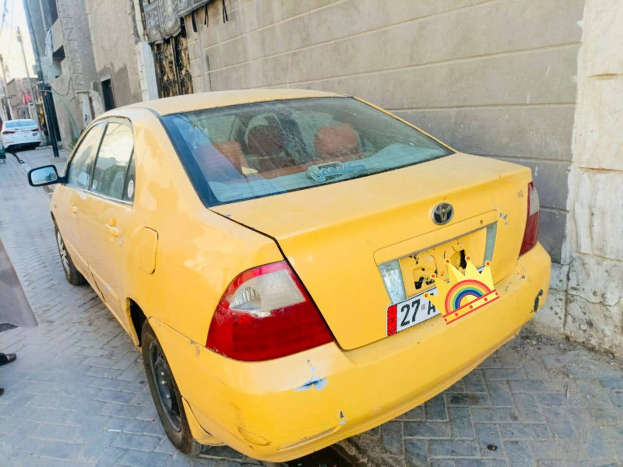 السلام عليك 
كورلا بيكاتشو 2006 السيارة جاهزة من كلشي تخم تاير كهربائيات كلها شغاله تبريد جديد راديتر وغاز قبل شهر شديتها السيارة خير من الله وين ميعجبك اطلع بيها إقتصادية مآل جناي رقمها ذي قار بأسمي تحويل ثاني يوم رقم ألماني السعر 68 مكاني بغداد مدينة الصدر هـ  ***********🪬🧿
