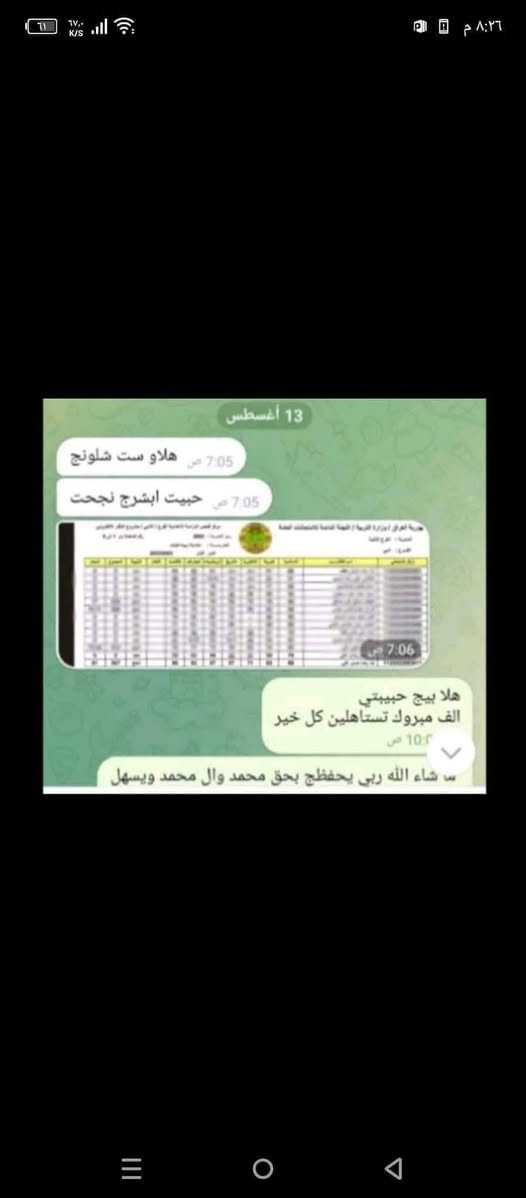 #ضمان النجاح #تدريس خصوصي #جميع الدروس #يوميآ
صف ((#رابع ابتدائي ٧٥ الف شهرياً))
صف (( #خامس ابتدائي ١٠٠ الف شهرياً))
صف(( #سادس ابتدائي ١٢٥ الف شهرياً))
صف (( #اولـ متوسط ١٥٠ الف شهرياً))
صف ((#ثاني متوسط ١٧٥ الف شهرياً))
صف ((#ثالث متوسط ٢٠٠ الف شهرياً))
صف (( #رابع اعدادي ٣٠٠ الف شهرياً))
صف ((#خامس اعدادي ٤٠٠ الف شهريآ))
صف ((#سادس اعدادي ٤٥٠ الف شهرياً))
#للاستفسار راسلونا خاص 
المكان...حي التراث


**إذا كنت صاحب هذا الإعلان وتريد حذفه لأي سبب، رجاءا أرسل رسالة إلى الدعم الفني**