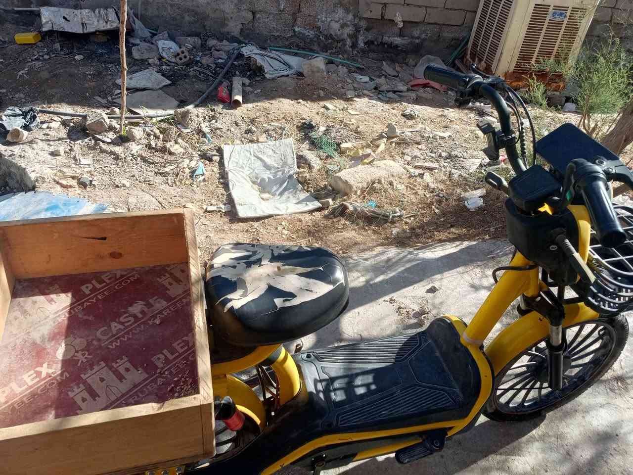 سلام عليكم دراجه شحن بطاريه جديده مكاني شاميه شرط نضافه سعر 350لف رقم ‏‪***********‬‏
