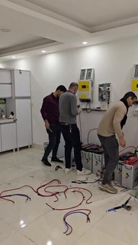 أربيل • دورة طاقة شمسية • تدريب عملي