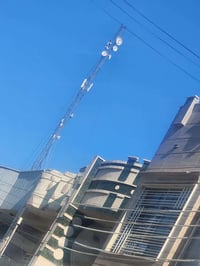 برج للبيع  حديد ١٨ متر ايراني بور بيم ٧ لنك ٣٢ سكتر ٣ +مايكرو ٣ دعسوقه...