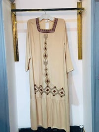 دشداشه كشمير • تطريز ستراس • مقاسات 2XL-5XL