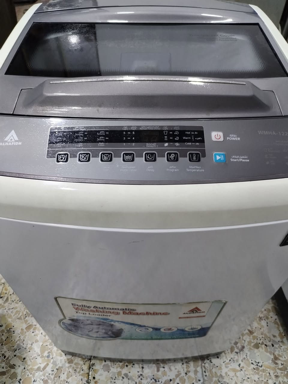 غساله ملابس اوتوماتيك نوع الحافظ الباب الاول حجم 12 كيلو نظيفه سعرها 150 بغداد قرب حي اور ***********
