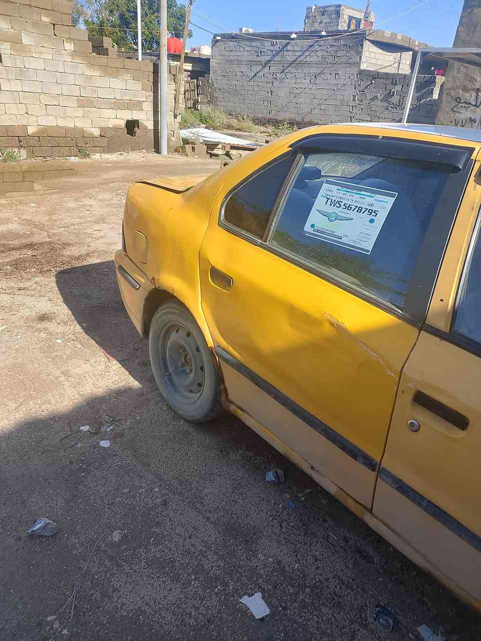 سلام عليكم سمند مديل 11 كوم حديد رقم بغداد وسياره بل بصره تبريد مكينه وكير نعمه من الله حداديه زينه سعر 17بيه مجال قليل ***********
