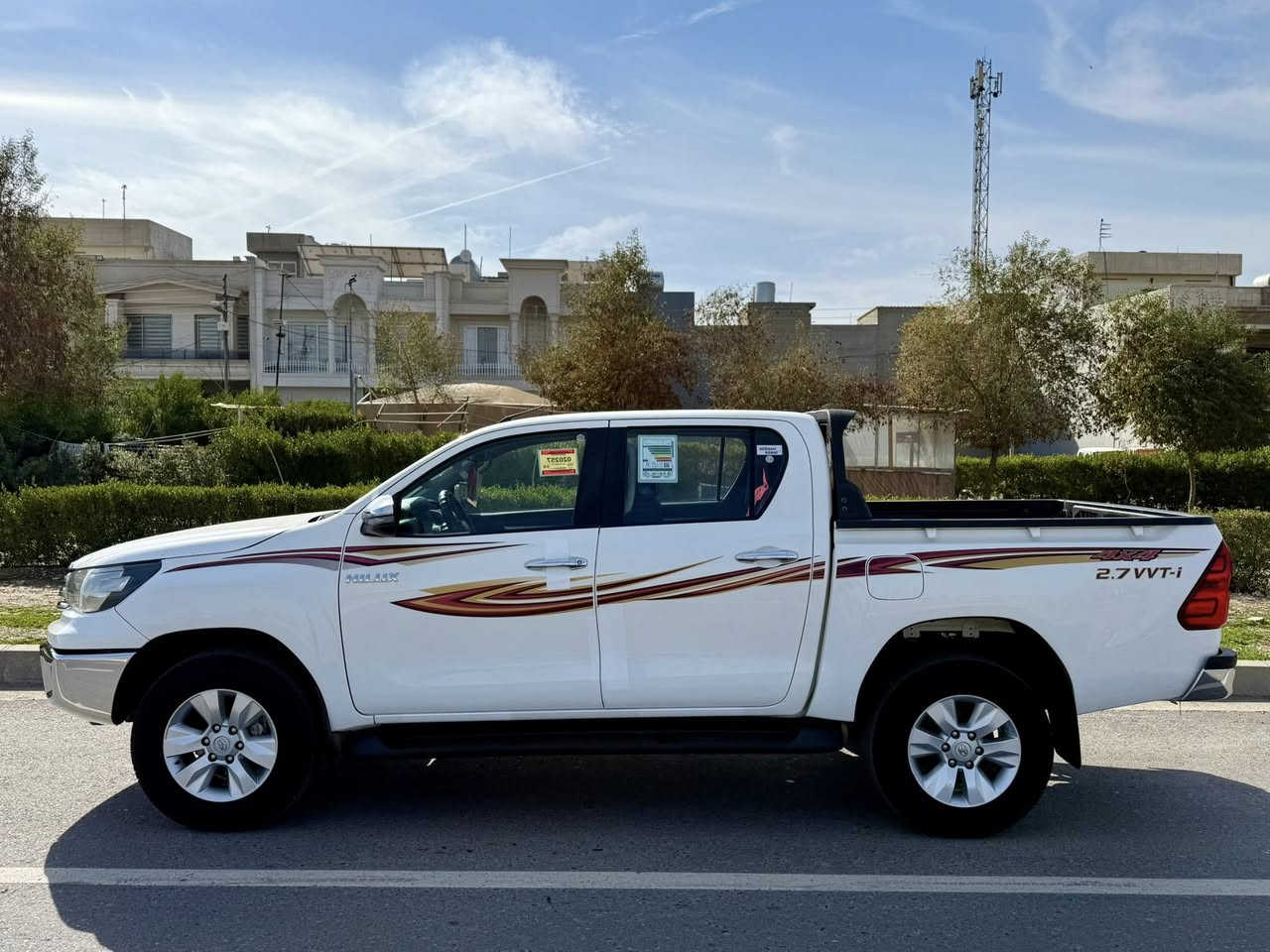 للبيع تيوتا هايلوكس 2018 فورويل محرك بانزين سوبر شركة ساز كير اوتماتيك رقم سليمانية سنوية جديدة2028 هزة جديدة ماشيا 170 فابلون شركة عل بنيد سياره على وضع الشركة محرك وكير مكفول السياره مكفولة كفاله عامة بس بارد بسيط مقدار أصبعين سياره جديدة بمعنى الكلمة تخم تايرجديد شاشا تحكم ستيرن وضعيتين قيادة كامرة حساسات ارضية دوشمة كشن دوشمة سياره محفوضة وجديدة
***********
