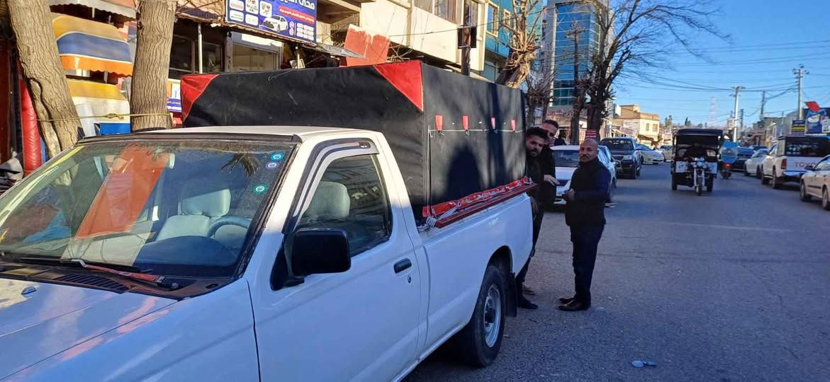 چادری پیکاب حازری بەردەستە هاوینە و زستانە بە جۆرەها رەنگی جیاواز 
ژمارەی تەلەفوون یان نامە بنێرن،👁️‍🗨️
***********
***********
گەیاندن هەیە بۆ هەموو شوێنێک🖤🌹 السليمانية, العراق
