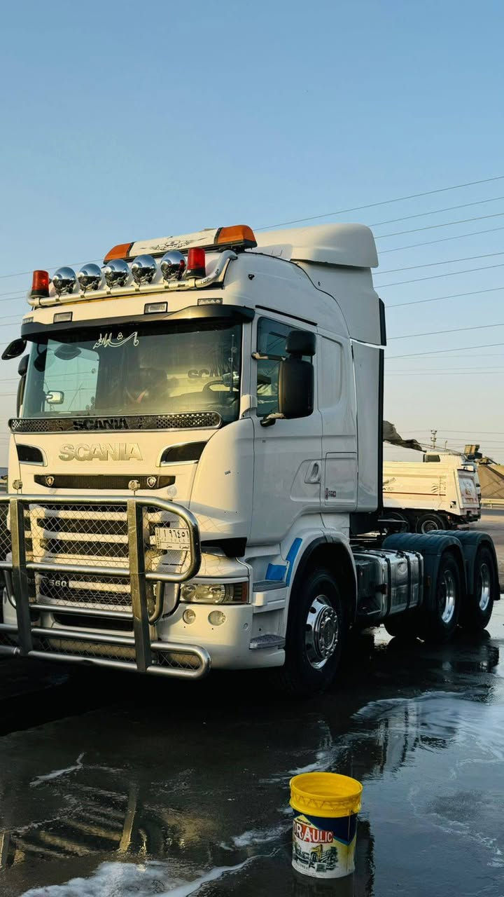 للبيع سكانيا 2014 رقم بصره  مجموعه سبرنك كير كهربائي عرجه ثلاجه ريتايدر تخم تاير مكينه انجكتر V8 حجم R560 العنوان البصره للأتصال ***********
