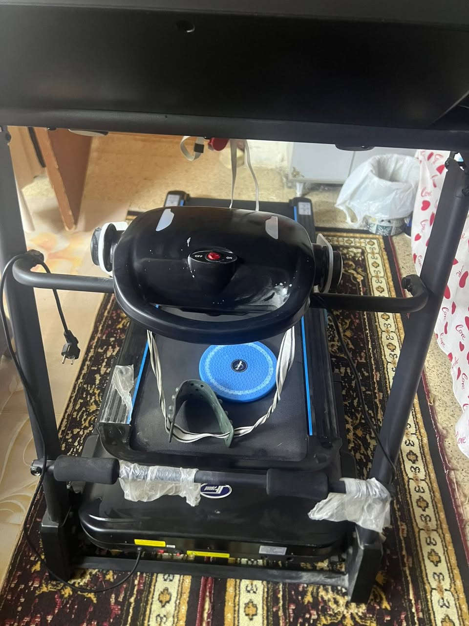 سلام عليكم (من رخصة الادمن) عندي جهاز رياضة اخو الجديد مستعمل شهر واحد السعر(500الف)وبي مجال لشراي رقمي ***********
***********
