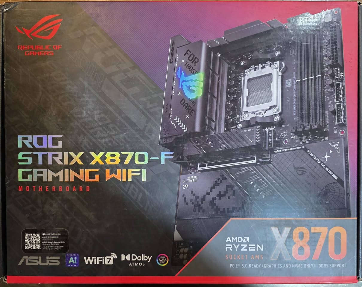 السلام عليكم
كيس مواصفات قويه وحلوه للبيع
CPU . R9 9950X3D
M.B . ASUS ROG X870-F
COLER . ASUS ROG 360
POWER . ASUS ROG 1000W
CASE . ASUS ROG HYPERION
GPU . ASUS TUF 5080
M.2 . SAMSUNG 1T 990 PRO
RAM . 32GB 7200 HZ
السعر : 4 ملاين ونص 
مكاني بغداد  ***********
