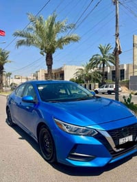 نيسان سينترا 2022 حادثها بابين فقط بجم كبس   فول مواصفات SV  بصمه  فتح...